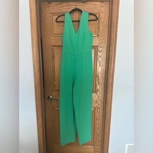 Kelly Green Sleeveless Jumpsuit